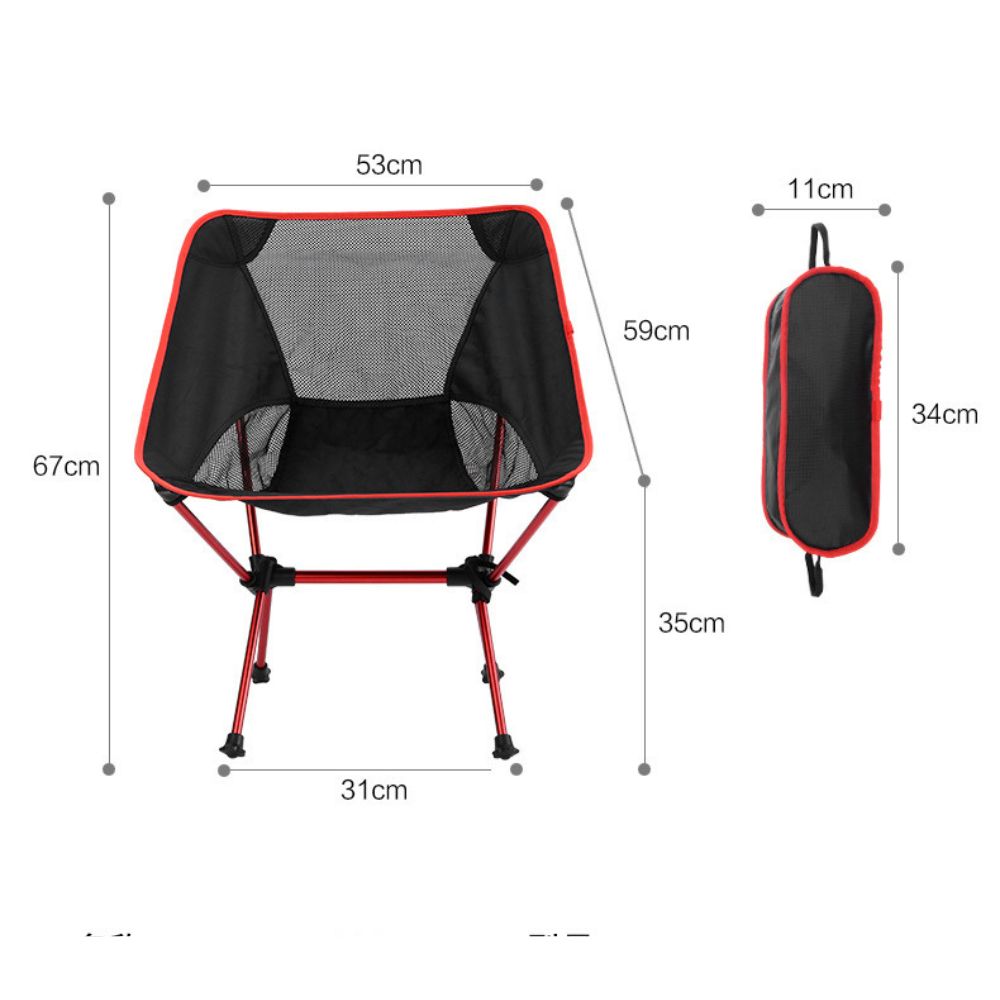 Chaise de camping - Légère et confortable